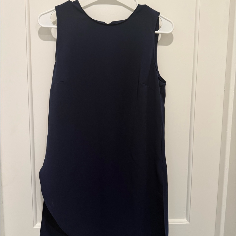 White House Black Market Navy Shift Dress
